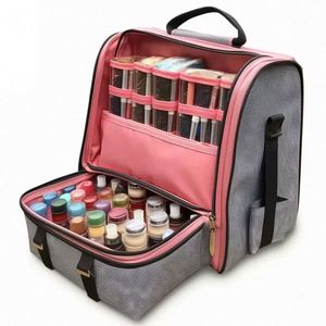 Free Sample Nail Polish <b>Case</b> Nail Lamp Storage <b>Case</b> Beautiful <b>Makeup</b> Bag Cosmetic Storage Bag Travel Nail Polish Set Organizer - Product Image 5
