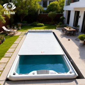 Couverture de <span class=keywords><strong>piscine</strong></span> automatique à lames en aluminium légère, installation facile, durable, <span class=keywords><strong>volet</strong></span> <span class=keywords><strong>électrique</strong></span> rétractable, prix de gros usine - Product Image 4
