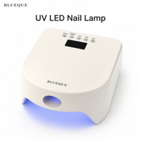 Lampe à ongles UV LED professionnelle 57 perles, double zone, pour un doigt ou une main entière, écran LCD, capteur automatique, OEM, marque privée