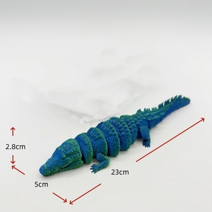 Fabrika toptan çevre dostu PLA 3D baskı timsah büyük 38CM belden timsah özel 3D baskı oyuncak - Product Image 5