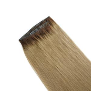 Extensiones de cabello Remy ruso virgen de doble dibujado mariposa XO agujero grado 12A recto/<span class=keywords><strong>Bodywave</strong></span>/onda profunda para cabello de trama Genius - Product Image 3