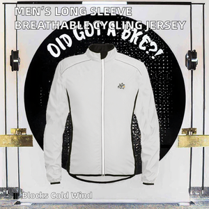 Bike <b>Cycling</b> Jersey Motocross <b>Men</b> Long Sleeve Breathable Windproof 100% Polyester Autumn Outdoor Bicycle Shirt - Product Image 2