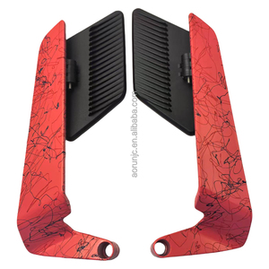 Phụ kiện xe máy thiết kế mới, chắn gió, gương chiếu hậu kính lớn, gương chiếu hậu đa năng - Product Image 3