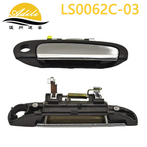 มือจับประตู Justice รุ่น LS0062C-03 สีดำเคลือบไฟฟ้า สำหรับรถยนต์ Kia Picanto Morning ปี 2003-2011 - Product Image 3