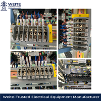 Armoire de distribution électrique GCS extractible 690V IP54 3150A 100kVA, entretien facile, pour alimentation industrielle d'atelier