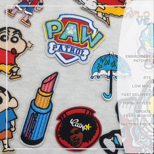 Patchs de chapeau pour camionneur Cool bricolage chapeau de créateur tissé Logo brodé complet fer sur broderie Badges patchs pour vestes vêtements - Product Image 1