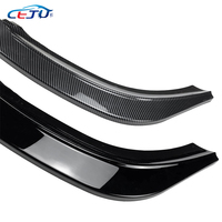 Kits de carrosserie en ABS noir brillant aspect carbone pour Seat Ibiza MK5 6F KJ1 Standard FR 2017-2025