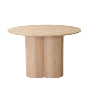 Mesa de Comedor Redonda Moderna de Madera para Uso en Hoteles y Restaurantes, Muebles de Comedor - Product Image 1