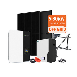 ระบบโซลาร์เซลล์แบบออฟกริดสำหรับที่อยู่อาศัย 5000w 5KW 10KW 15KW 30kw ระบบแผงโซลาร์เซลล์แบบเฟสเดียว - Product Image 1