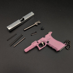 총 모양 열쇠고리 1:3 G17 모델 미니 7cm 방수 장난감 기념품 어린이 선물용 - Product Image 3