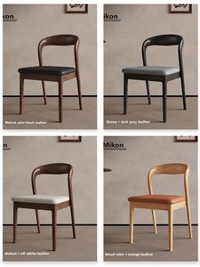 Silla de Comedor de Madera Maciza Apilable de Alta Calidad para Exteriores, Moderna, para Sala de Estar, <span class=keywords><strong>Restaurante</strong></span>, Cafetería - Product Image 6