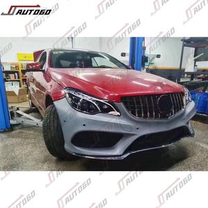 Kit de carrocería para Benz W207 C207 E <span class=keywords><strong>Coupe</strong></span> 09 10 11 12 13 actualización a 2014 parachoques delantero trasero rejilla faro tubo de luz trasera - Product Image 4