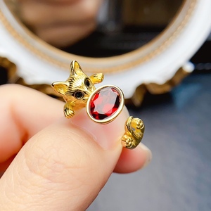 <strong>Loyalty</strong> <strong>Program</strong> Garnet Ring 925 Silver Red Gemstone Customer Reward Jewelry Wholesale <strong>Supplier</strong> - Product Image 3