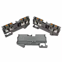 TD-2.5-4 Bornier enfichable 2.5mm Type de ressort de rail Din combiné PA66 800V 24A certifié CE