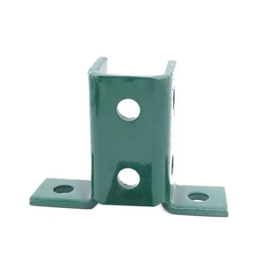 Base de connexion en acier galvanisé à chaud et thermolaqué pour profilés de fixation de panneaux photovoltaïques - Product Image 3