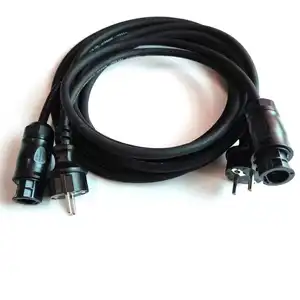 3G 1.5 mm2 Betteri BC01 à Schuko (CEE 7/7) H07RN-F câble de tuyau en caoutchouc pour micro onduleur APsystems