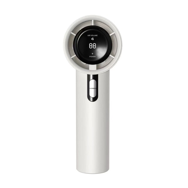 Portable USB Rechargeable Mini Handheld Plastic Fan with Touch Control Low Noise for Outdoor Travel Cars Households Hotels & RVs