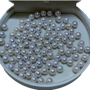 ไข่มุกน้ำจืดทรงครึ่งวงกลม คุณภาพสูง ขนาด 12-13 มม. สีขาว ชมพู ม่วง  ไม่ผ่านการแปรรูป - Product Image 5