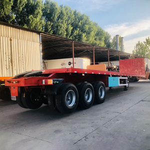 Super Link semi-remorque à plat 40ft conteneur tandem 60-80 tonnes Super Link semi-remorque à plat - Product Image 4