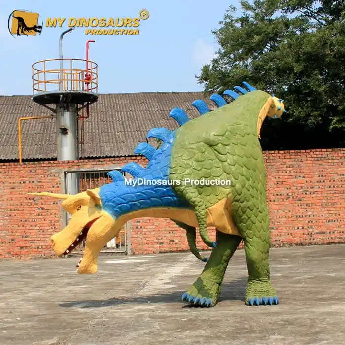 Mi-Dino S5-1 fiesta Dragon realista disfraces de Halloween