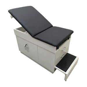 <span class=keywords><strong>Table</strong></span> d'examen <span class=keywords><strong>patient</strong></span> réglable de dossier pour le lit d'examen de clinique avec des tiroirs - Product Image 3