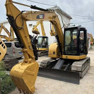 รถขุดตีนตะขาบขนาดเล็ก Caterpillar CAT308C มือสอง 8 ตัน ระบบไฮดรอลิกเดิม เครื่องจักรก่อสร้างขนาดเล็กสำหรับขาย - Product Image 1