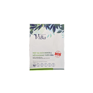 Masque en tissu fermenté unisexe hydratant et revitalisant à la noix de coco instantanée, à l'eau minérale du Vietnam, respectueux de l'environnement - Product Image 6