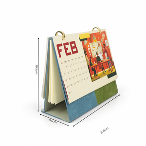 Business Planner Corporate Gift OEM Manufacturer Custom Logo PU Leather <b>Ring</b> <b>Binder</b> Desk Calendar Notebook Refillable 3 in 1 - Product Image 6