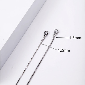 Collier chaîne maille gourmette en acier inoxydable doré poli, minimaliste, empilable, bijou de main pour femme, usage quotidien, vente en gros - Product Image 6