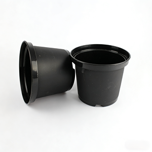 Pot <span class=keywords><strong>de</strong></span> fleurs en plastique noir pour extérieur, 3 gallons, écologique, avec trou <span class=keywords><strong>de</strong></span> drainage pour la maison et le <span class=keywords><strong>jardin</strong></span> - Product Image 3