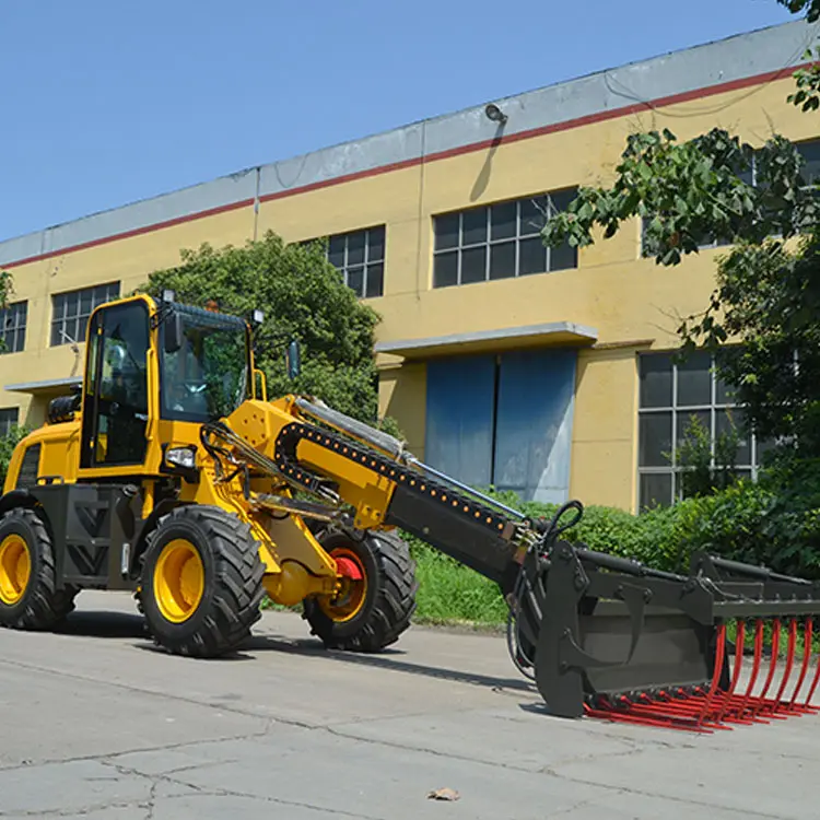 Roda Loader Multifungsi Mesin Penggerak Penggerak Penggerak Bumi Murah Terbaik Tiongkok dengan Lengan Pengangkat