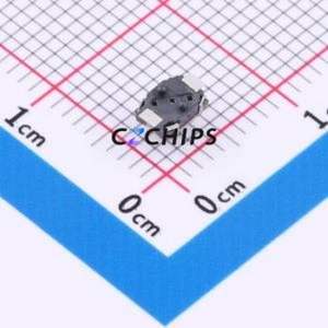 GT-TC029A-H030-L1A Tactile Switch SMD,4x3mm Switch Single Pole Single Throw Round Button 1.6N Vertical Mount - Product Image 2