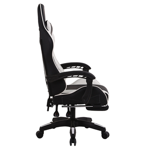 Muestra gratis Rocker barato Base ancha Etiqueta Privada Racing Gamer 1 pieza piezas de reposabrazos de ordenador negro blanco <span class=keywords><strong>Recaro</strong></span> <span class=keywords><strong>Silla</strong></span> de Juegos de oficina - Product Image 4