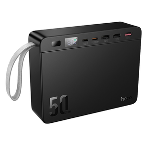 . J166 Carretera Fast <b>Charging</b> LED Display Li-Polymer Battery Power Bank 22.5W+PD20W+Type-<b>C</b> Input 50000mAh Universal Socket - Product Image 1