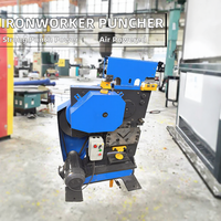 Machine de poinçonnage et de cisaillement multifonctionnelle pneumatique pour fer et profilés angulaires 380V