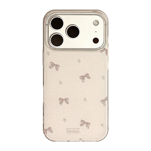 Funda para <span class=keywords><strong>iPhone</strong></span> 17 <span class=keywords><strong>Pro</strong></span>, 16 <span class=keywords><strong>Pro</strong></span>, 14, 15, Estilo Coreano, con Lazo Gris Brillante, Diseño Elegante - Product Image 6