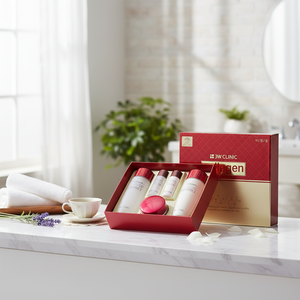 Ensemble de soins de la peau au collagène marin 3W CLINIC, kit de soins du visage en 3 étapes - Soins professionnels coréens K-beauty - Product Image 3