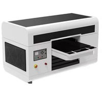 Printer Inkjet UV Digital Semi-Otomatis Ukuran A3+ Mendukung Pencetakan Timbul 3D untuk Stiker Kustom Film dan Botol
