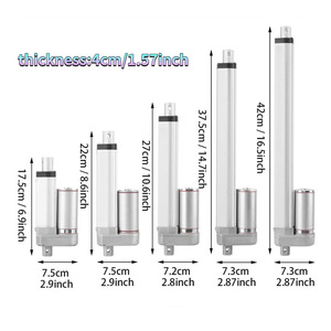 Actionneur électrique multifonction 12V à <span class=keywords><strong>aimant</strong></span> permanent robuste, course 50/100/150/<span class=keywords><strong>250</strong></span>/300mm, étanche, pour table élévatrice et appareils électroménagers - Product Image 5