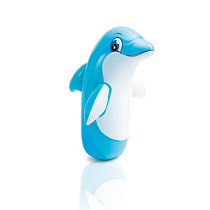 Bolsa de entrenamiento de boxeo para niños de alta calidad, juguete deportivo educativo para interiores, muñeco de delfín inflable, saco de arena suave - Product Image 6