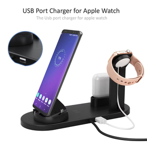 Support de chargeur sans fil magnétique pliable 15W, station de charge rapide pour iPhone, AirPods, montre, support de bureau - Product Image 3