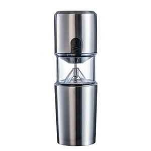 Machine à café portable rechargeable par USB, en acier inoxydable, <span class=keywords><strong>filtre</strong></span> goutte à goutte, machine à café électrique de voyage <span class=keywords><strong>avec</strong></span> <span class=keywords><strong>broyeur</strong></span>, vente en gros - Product Image 1