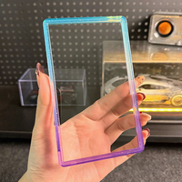 Étui de protection antichoc en TPU pailleté pour cartes gradées PSA BGS, protection antichoc en silicone dégradé pour cartes à collectionner