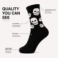 Chaussettes personnalisées OEM pour adultes, collection automne – Polyester/Nylon/Coton/Bambou/Laine, sans coutures, résistantes aux déchirures, séchage rapide, impression numérique