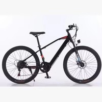 Bicicleta de Carretera WindChaser de Carbono con Batería de Litio de 10AH, Motor Central de 350W, Frenos de Disco de 7 Velocidades, Cuadro de Aleación de Aluminio