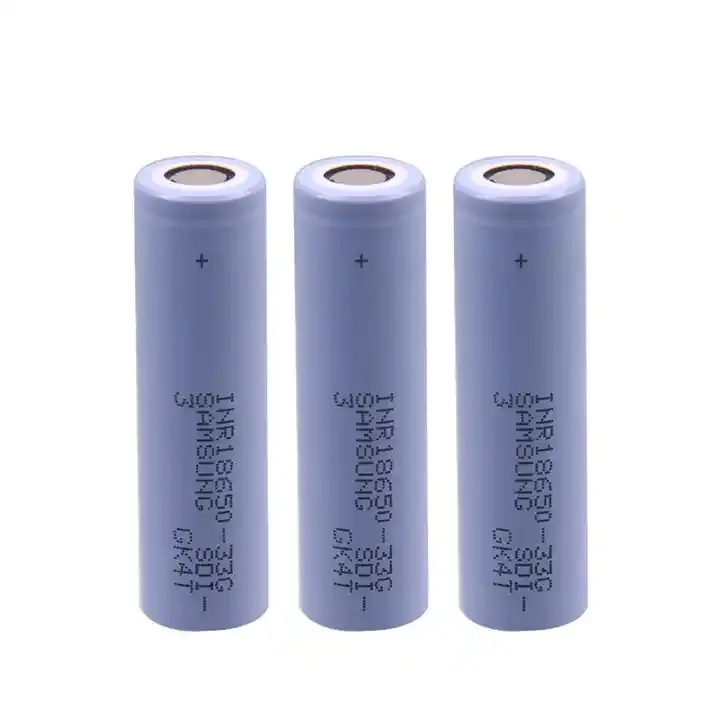 충전식 18650 리튬 이온 배터리 33G INR18650 3.7v 3300mah 10A 핫 세일 리튬 이온 배터리 삼성 33G