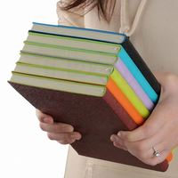 Carnet de notes personnalisé avec logo, couverture rigide en cuir PU A5 B6, livre de mots de passe