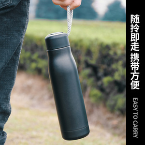 Bouteille d'eau isotherme Knights Cup 500 ml réutilisable pour les sports de plein air, la remise en forme, les hommes, les femmes et les enfants - Product Image 3
