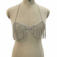 Chaîne de taille unisexe haut de gamme en strass sexy pour soutien-gorge, ceinture de bikini en cristal, idéale pour mariage, fête ou cadeau