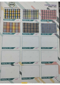 New Arrival Dệt Nguyên Liệu Kiểm Tra Thiết Kế 100 Phần trăm Đồng Phục Trường Cotton Kiểm Tra Áo Sơ Mi Vải Cho Xuất Khẩu Bán - Product Image 5